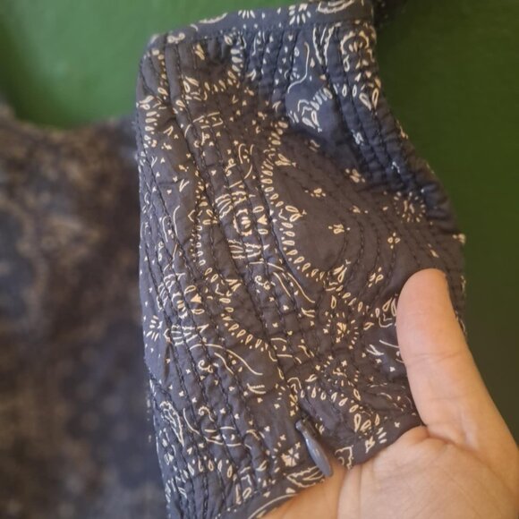 Madewell Quilted Sweetheart Crop Top - Picture 3 of 5